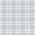 Camden Plaid Fabric in Grey