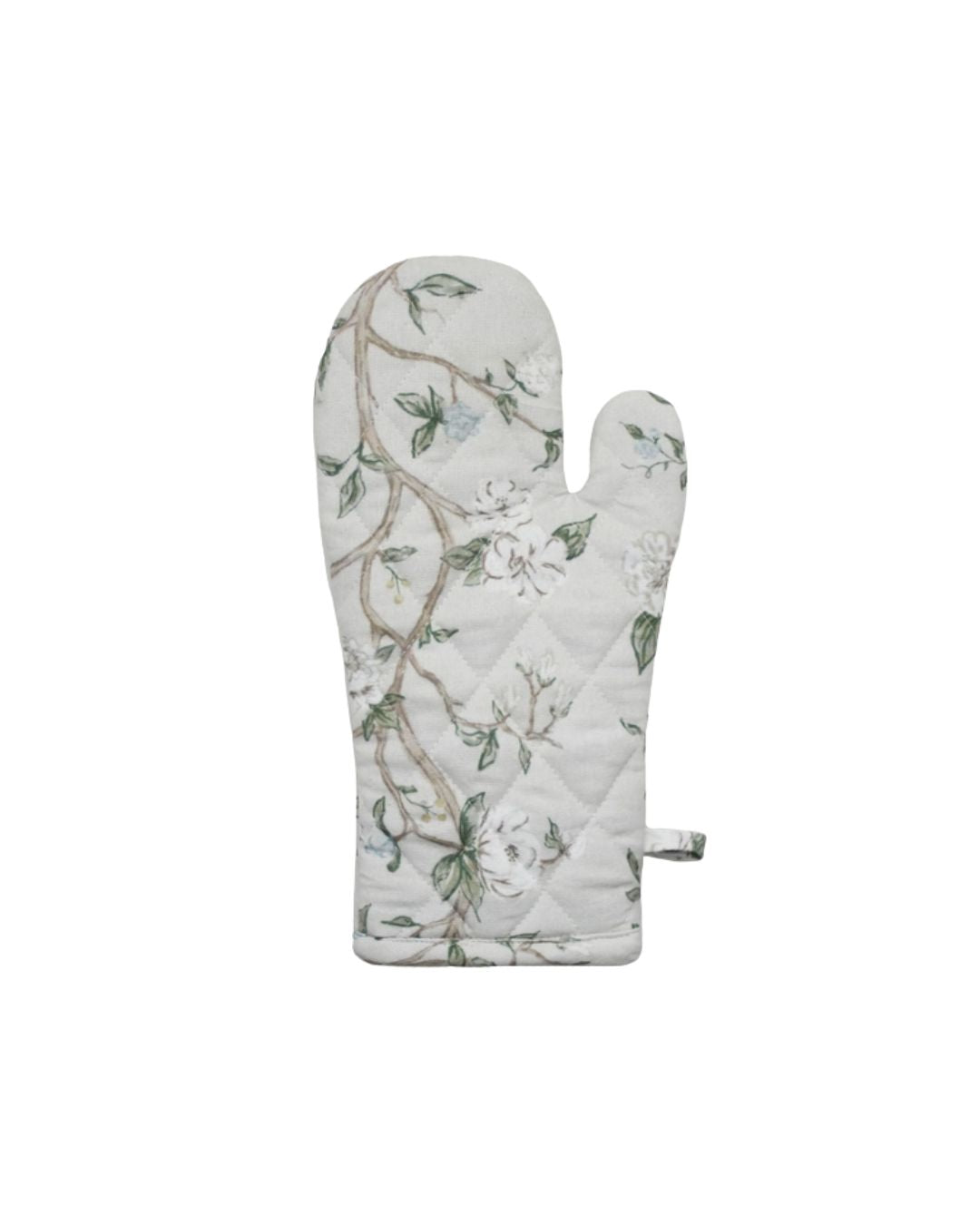 Camellia Oven Mitts, Pair