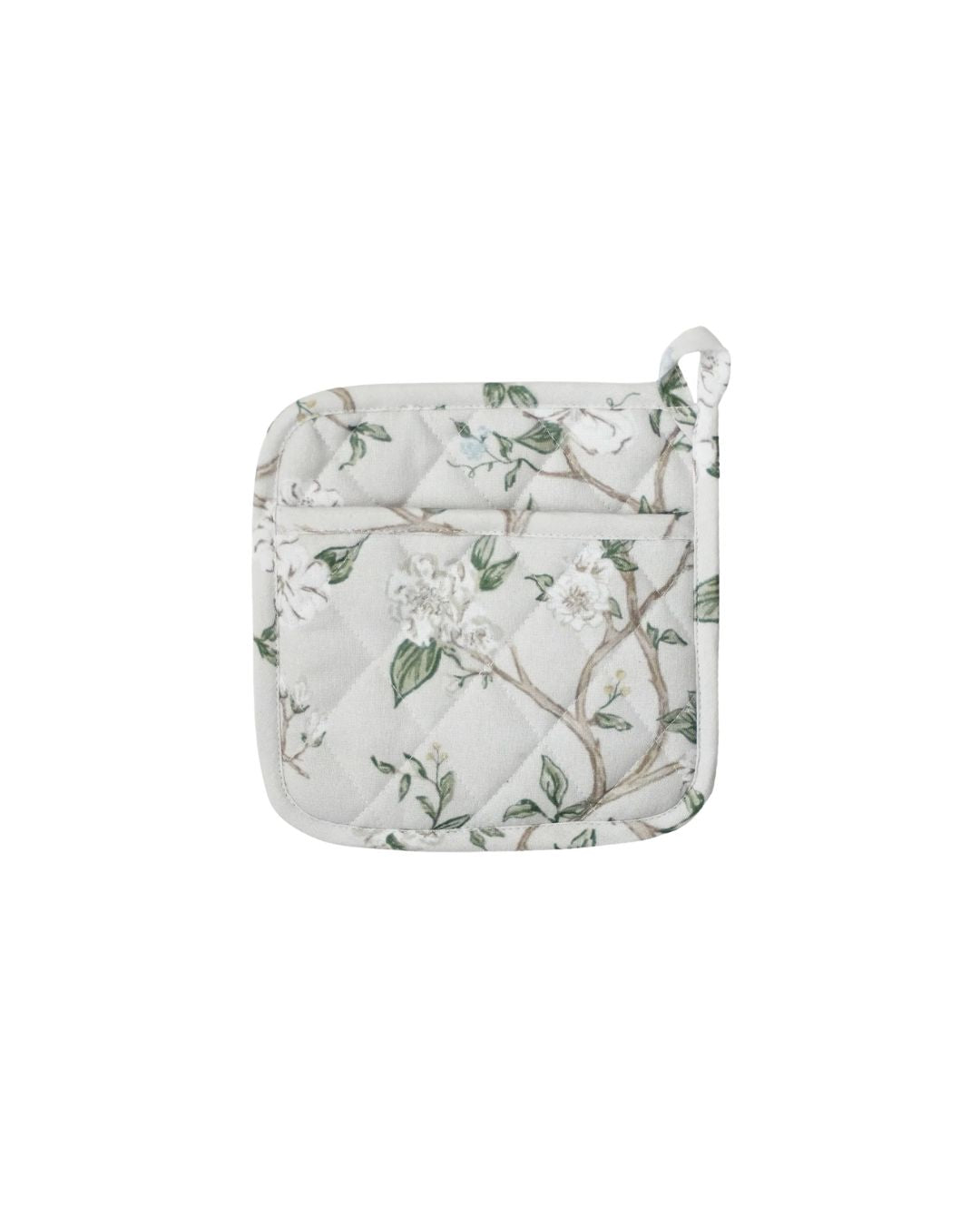 Camellia Pot Holders, Pair