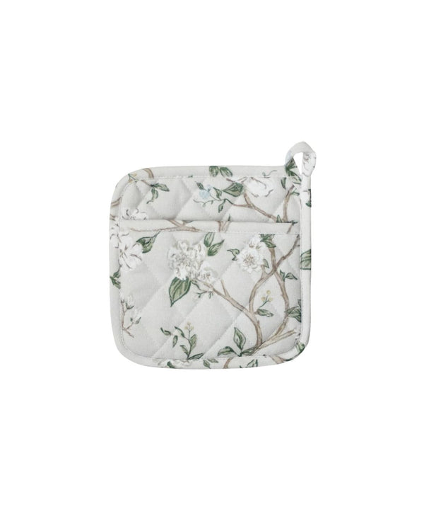 Camellia Pot Holders, Pair
