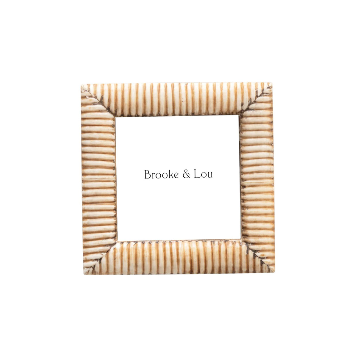 Carved Bone Picture Frame | Brooke & Lou