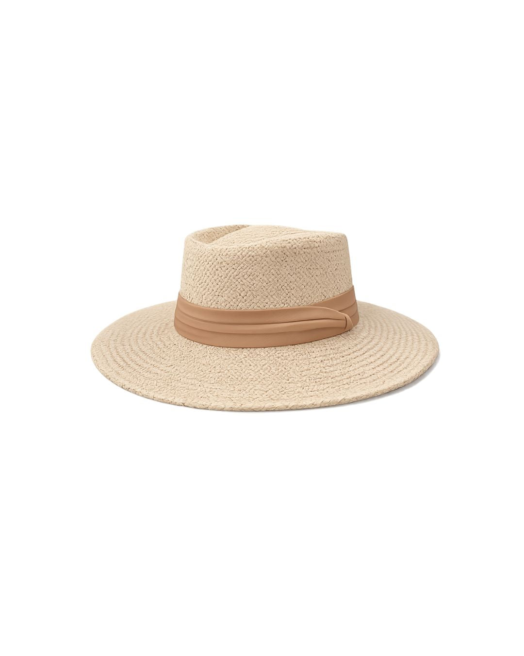 Celine Sun Hat- Beige & Coffee