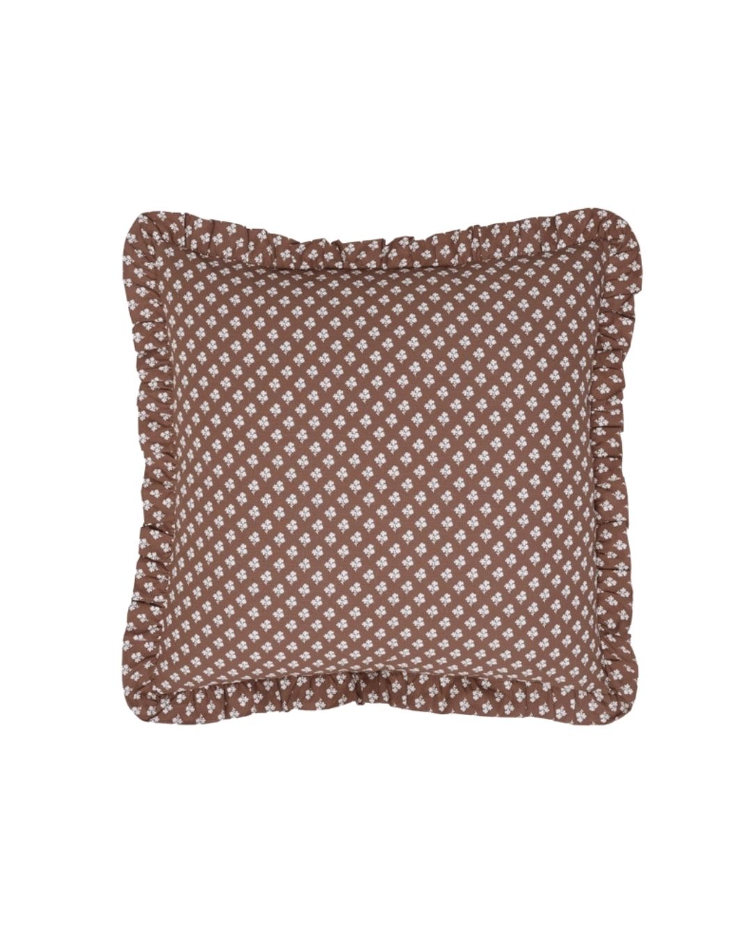Chandler Ruffled Floral Pillow
