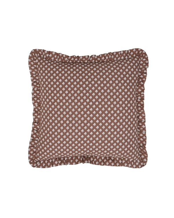 Chandler Ruffled Floral Pillow