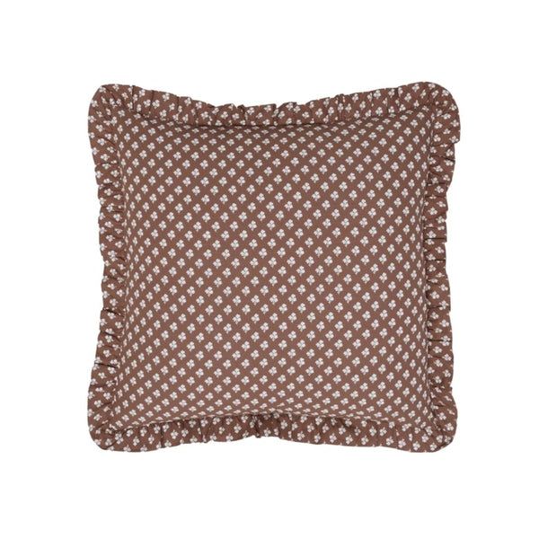 Chandler Ruffled Floral Pillow