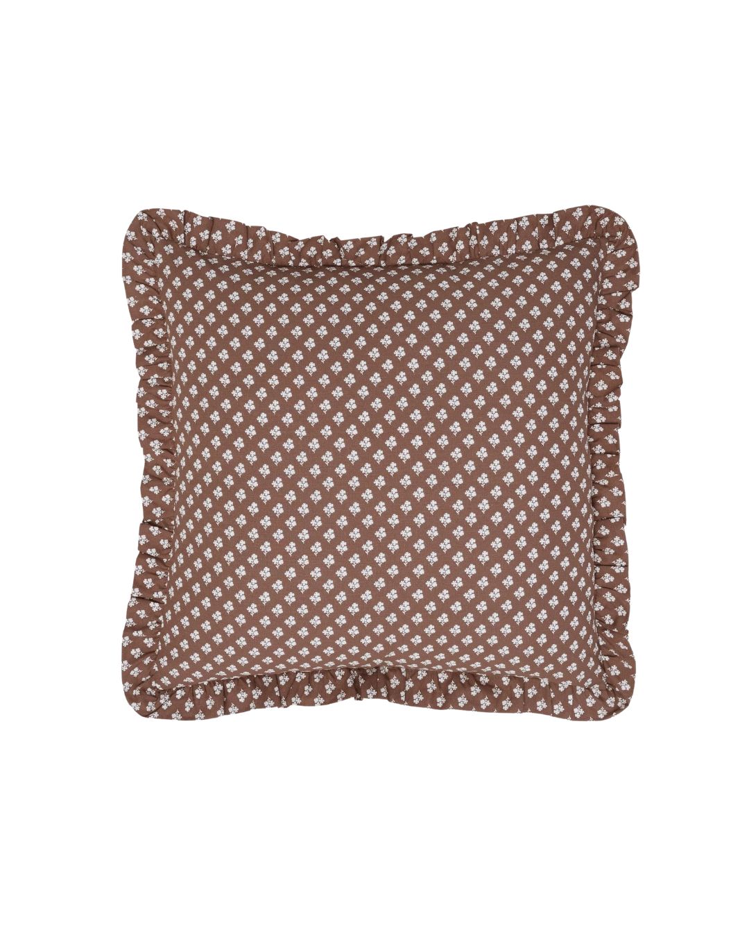 Chandler Ruffled Floral Pillow