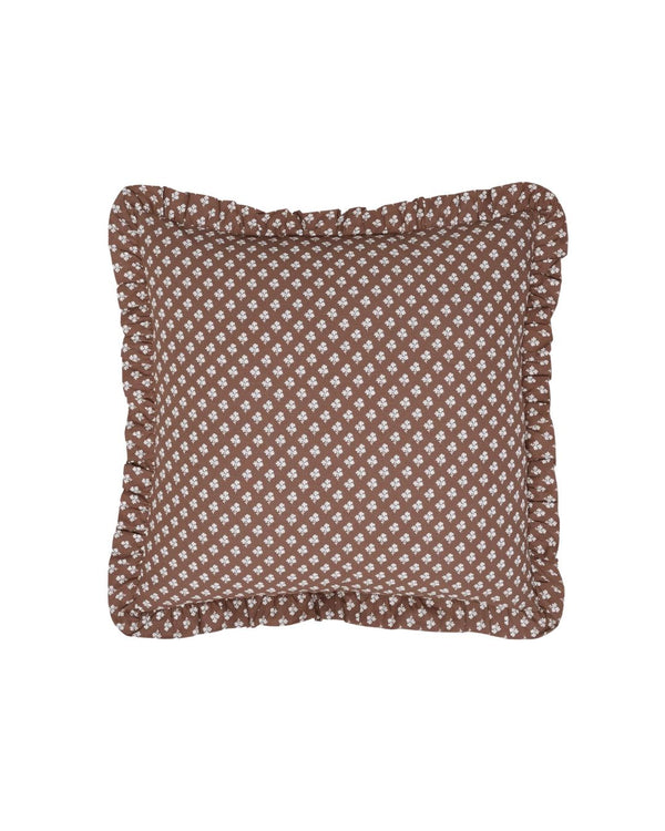 Chandler Ruffled Floral Pillow