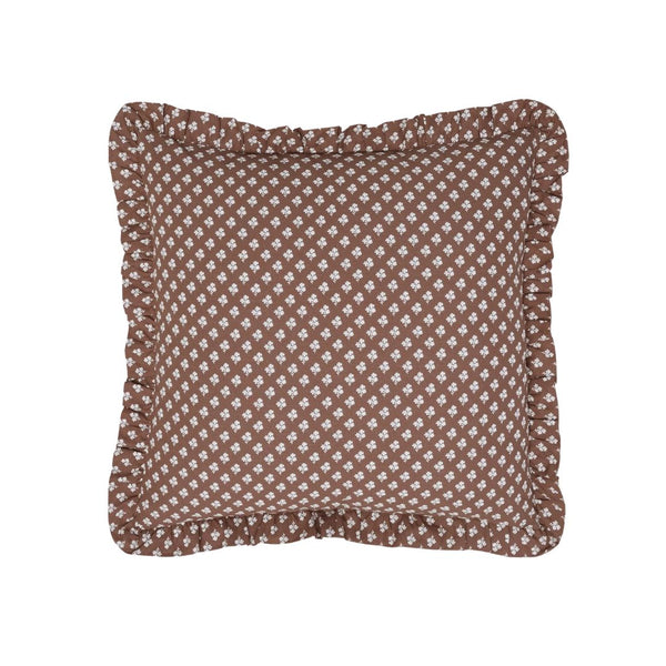 Chandler Ruffled Floral Pillow