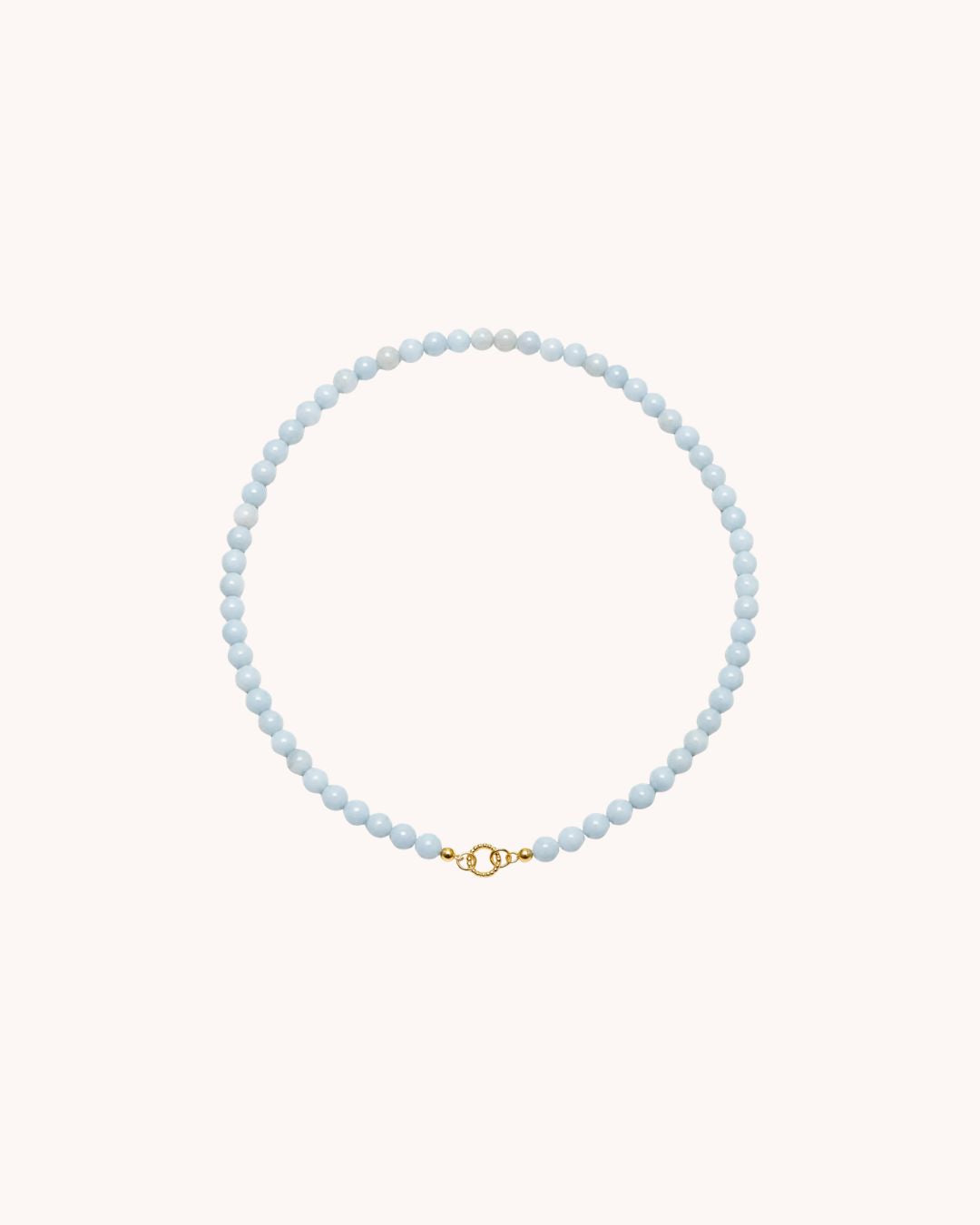 Charm Lane: Angelite Buoy Bubble Strand