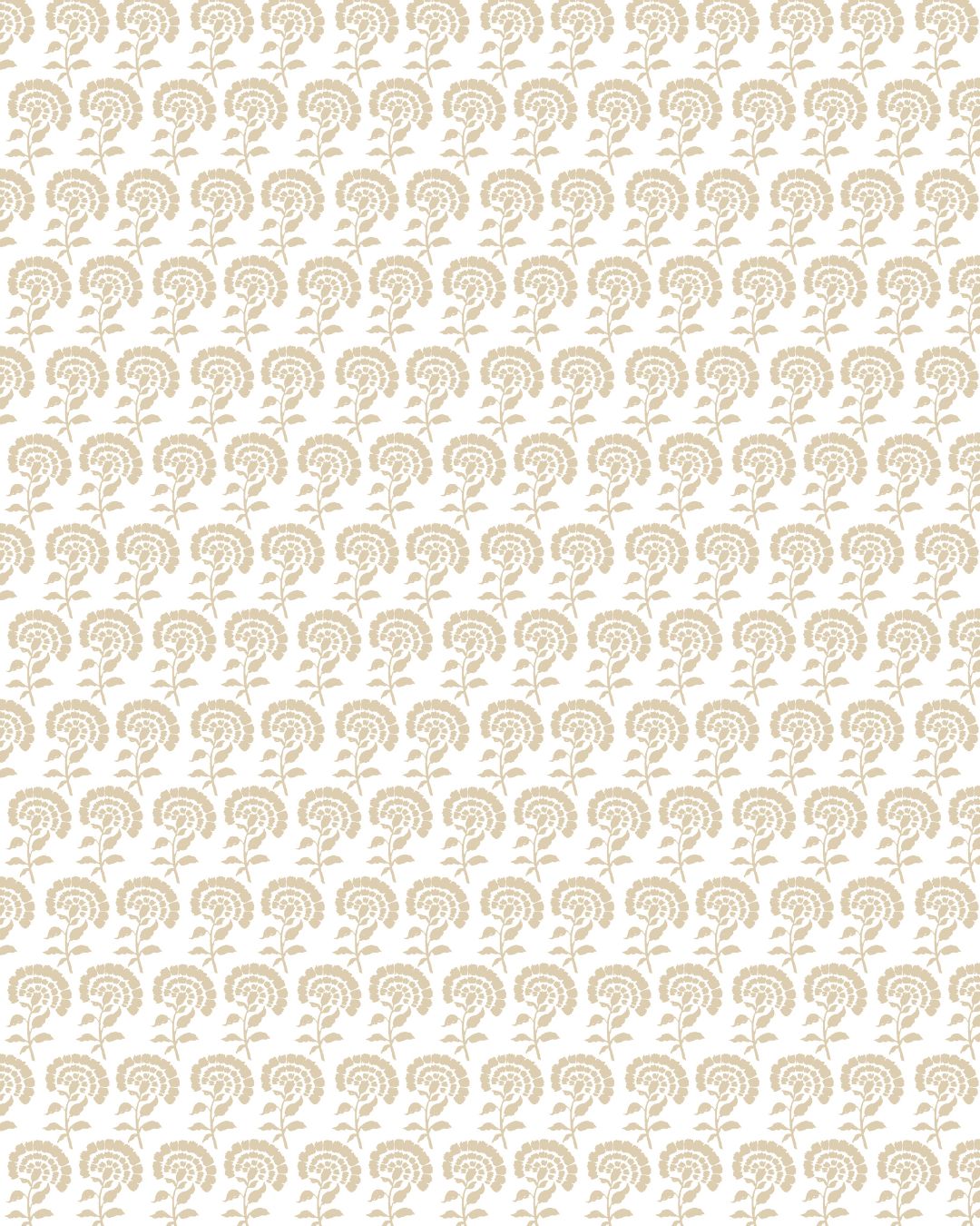 Chelsea Block Print Fabric in Natural