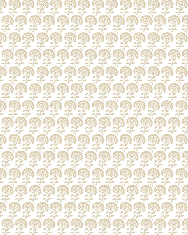 Chelsea Block Print Fabric in Natural