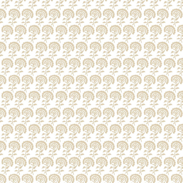 Chelsea Block Print Fabric in Natural