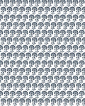 Chelsea Block Print Fabric in Navy
