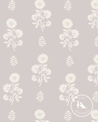 Chloe Floral Fabric in Lilac