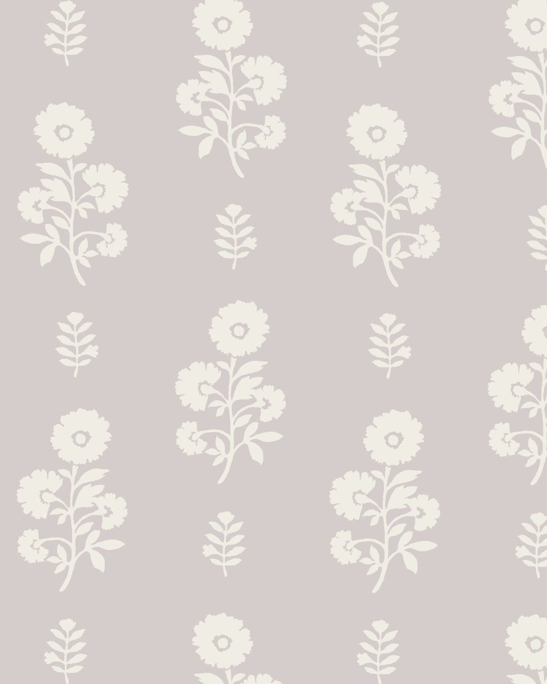 Chloe Floral Fabric in Lilac