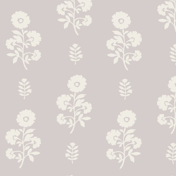 Chloe Floral Fabric in Lilac
