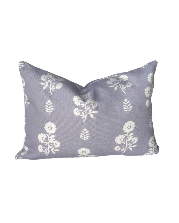Chloe Floral Pillow in Lilac