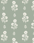 Chloe Floral Fabric in Willow