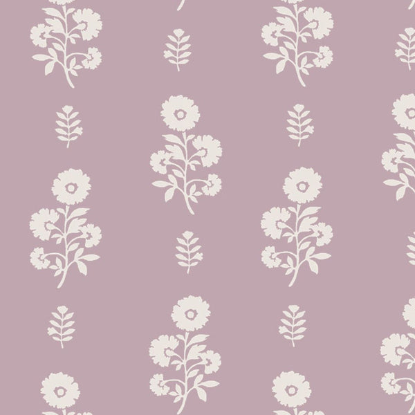 Chloe Floral Fabric in Lilac