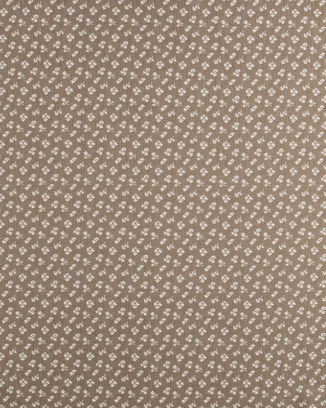 Chocolate Flutter Floral Fabric