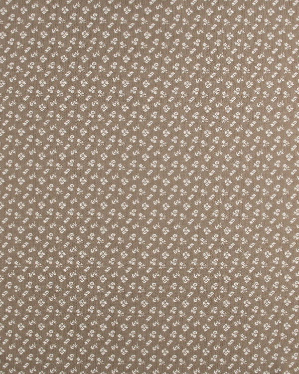 Chocolate Flutter Floral Fabric