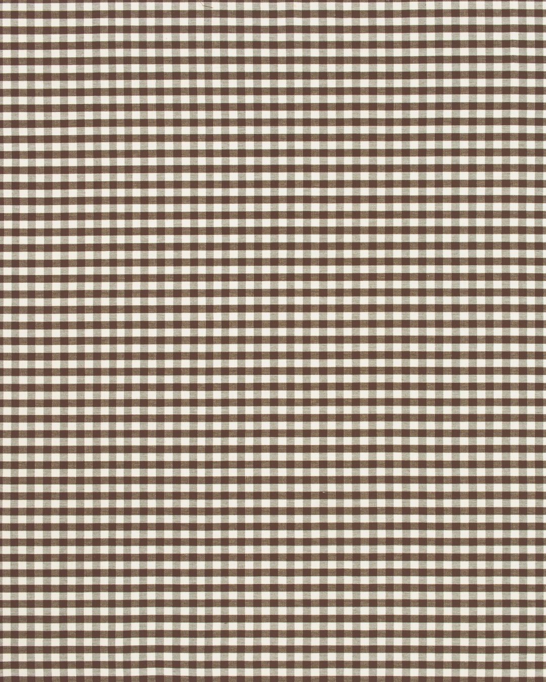 Chocolate Petite Check Fabric