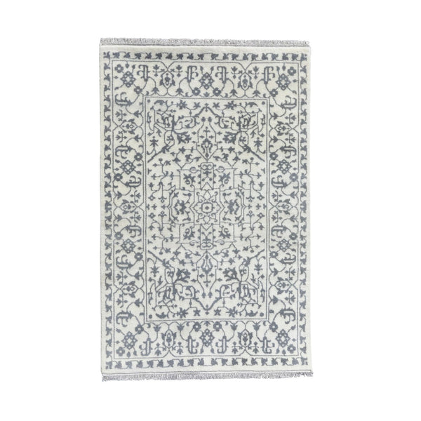 Clara Rug in Cream & Grey