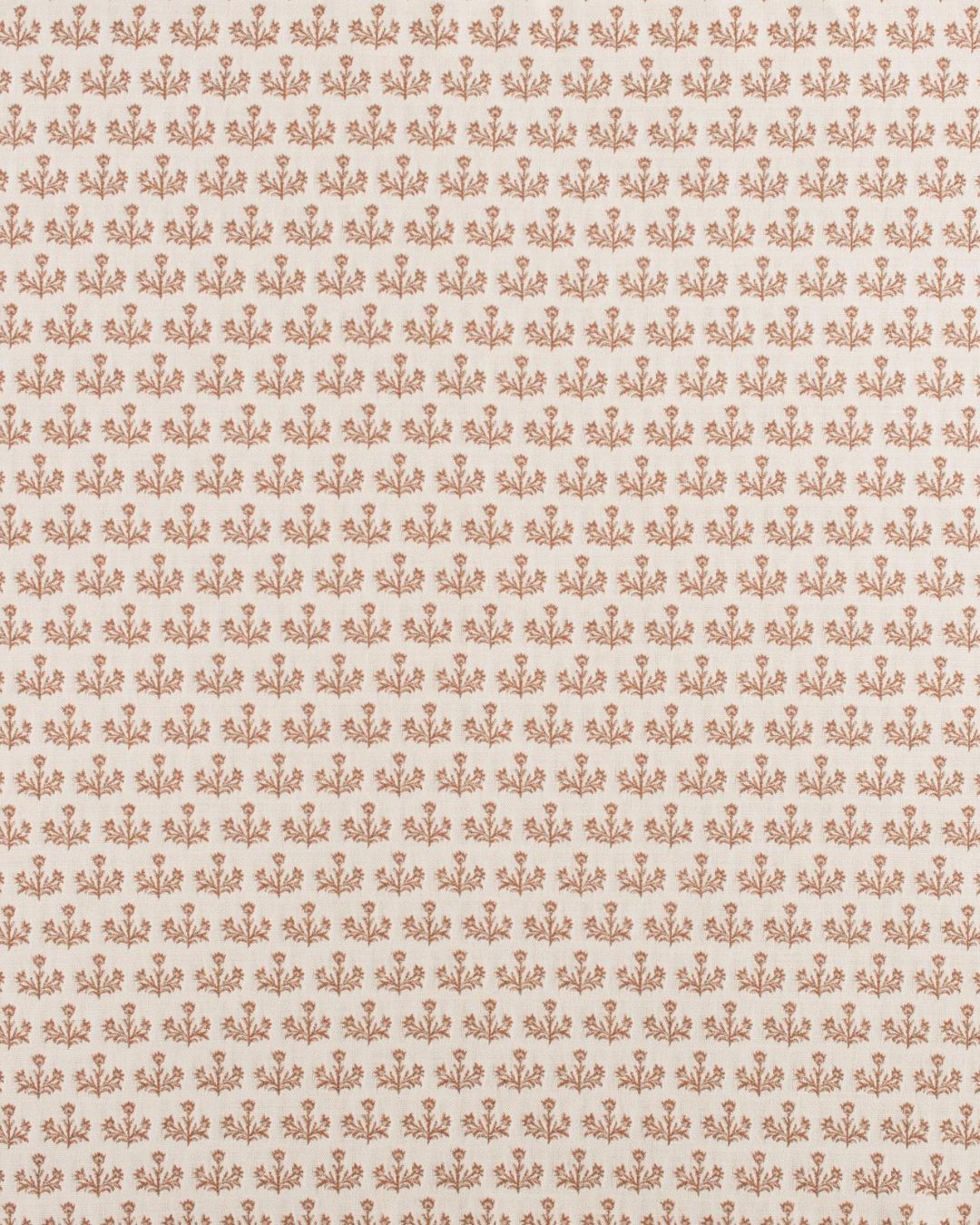 Clay Serena Block Print Fabric