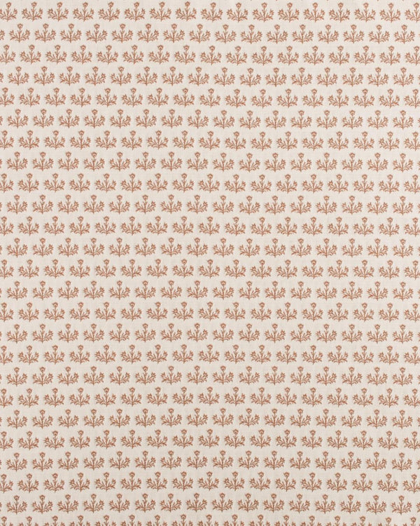 Clay Serena Block Print Fabric