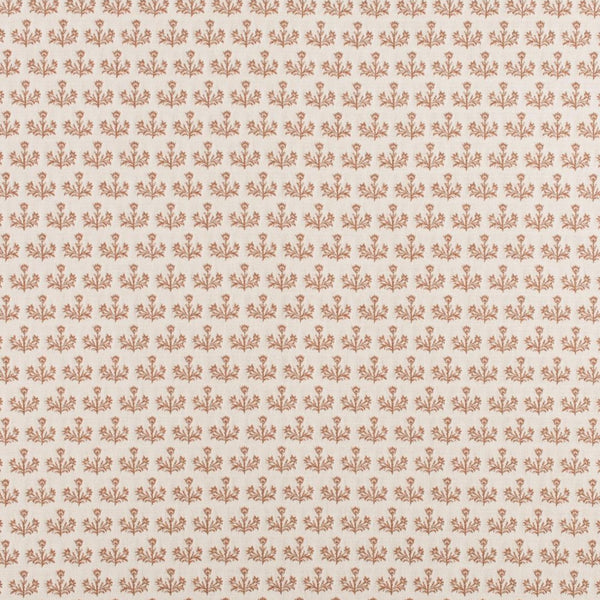 Clay Serena Block Print Fabric