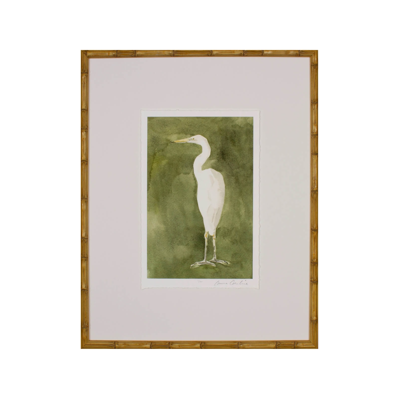 Coastal Heron Watercolor II