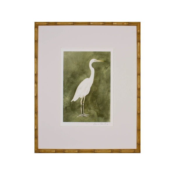 Coastal Heron Watercolor I