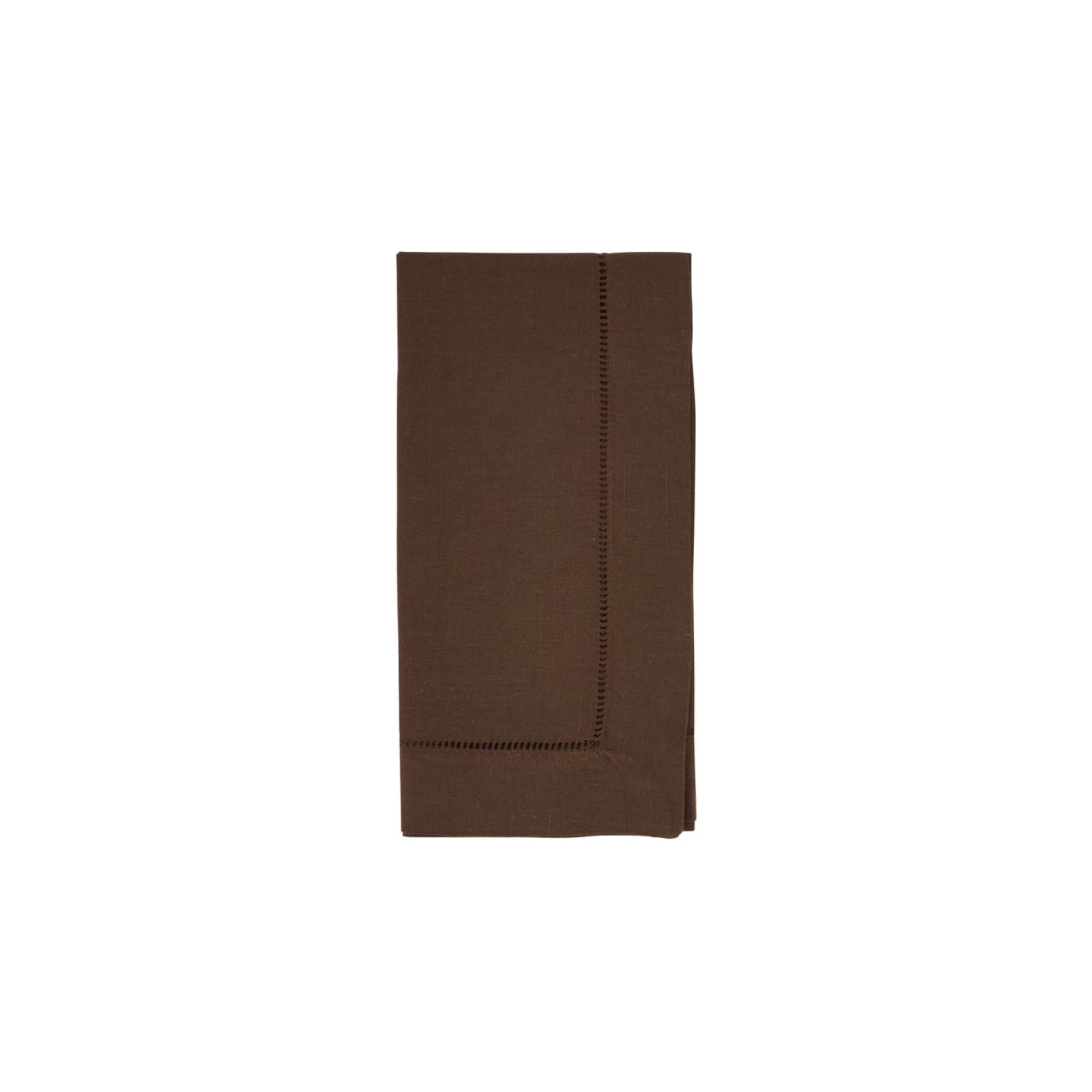 Cocoa Hemstitched Napkin
