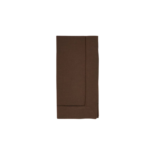 Cocoa Hemstitched Napkin