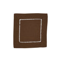Cocoa Hemstitched Napkin