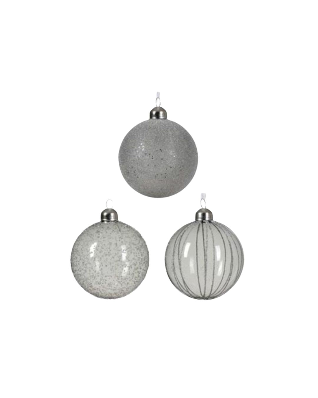 Cool Winter Frost Ornament, Set of 3