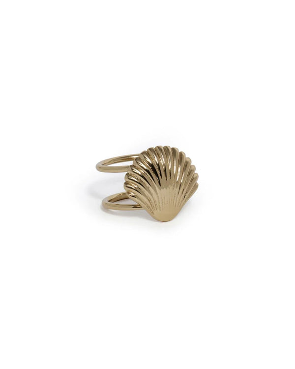 Côte Napkin Ring - Polished Gold