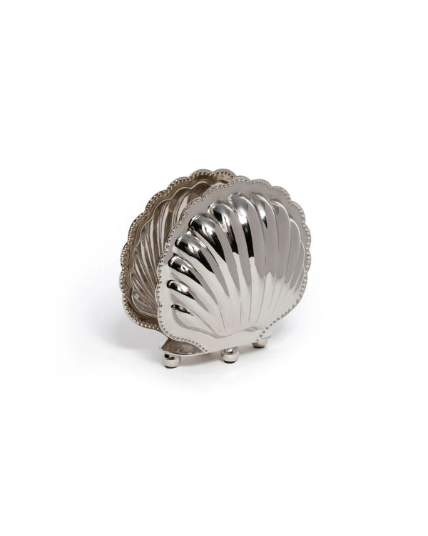 Côte Shell Napkin Holder - Polished Nickel