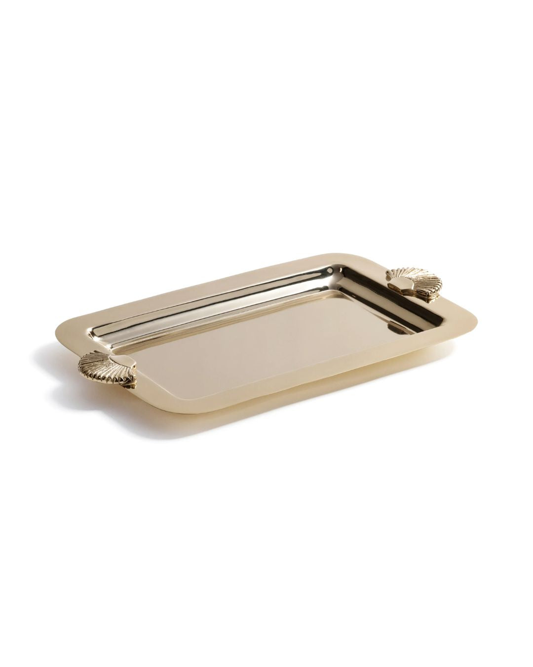 Côte Shell Tray - Polished Gold