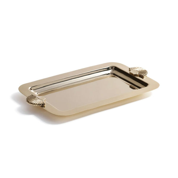 Côte Shell Tray - Polished Gold