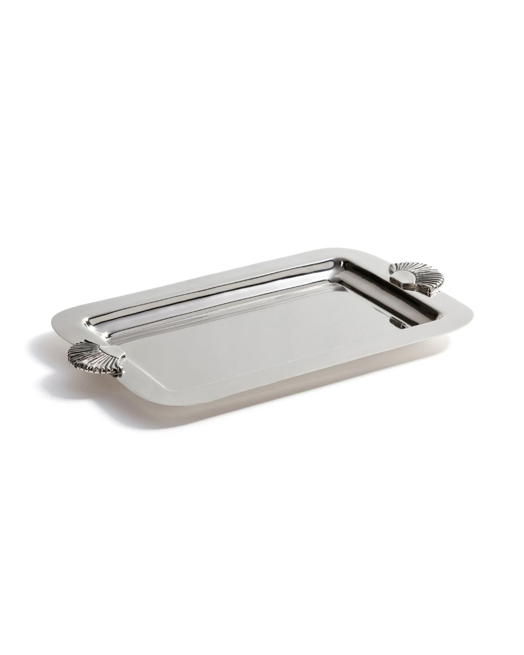 Côte Shell Tray - Polished Nickel