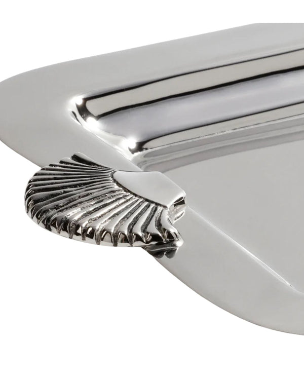 Côte Shell Tray - Polished Nickel