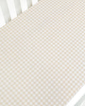 Cozy Gingham Crib Sheet