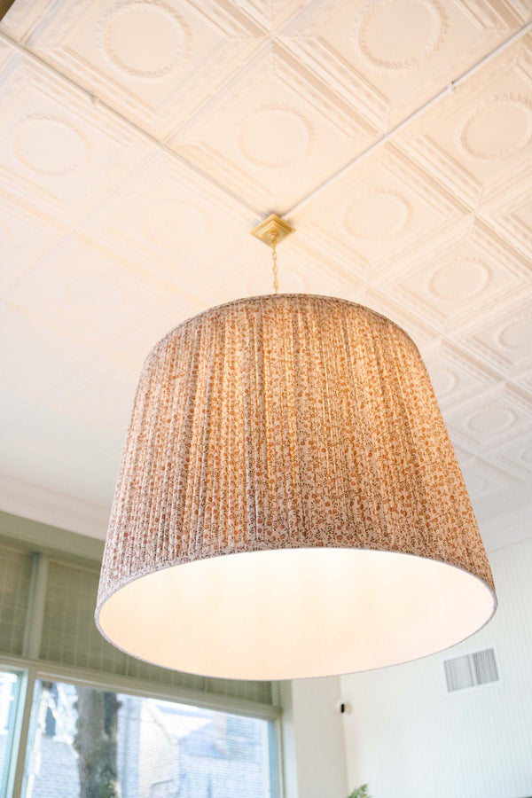 Market Floral Fabric in Natural