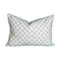 Dainty Lattice Pillow in Willow