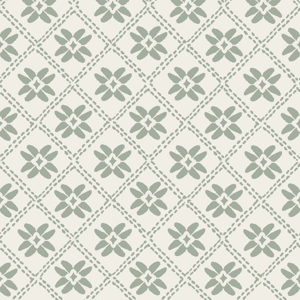 Dainty Lattice Fabric in Willow