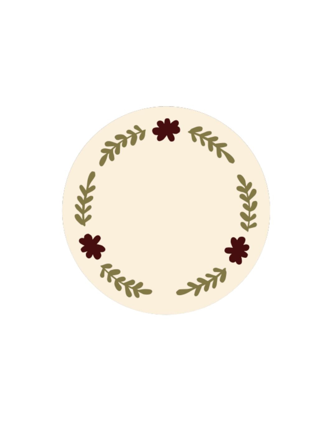 Flora Dinner Paper Plate, Set of 12