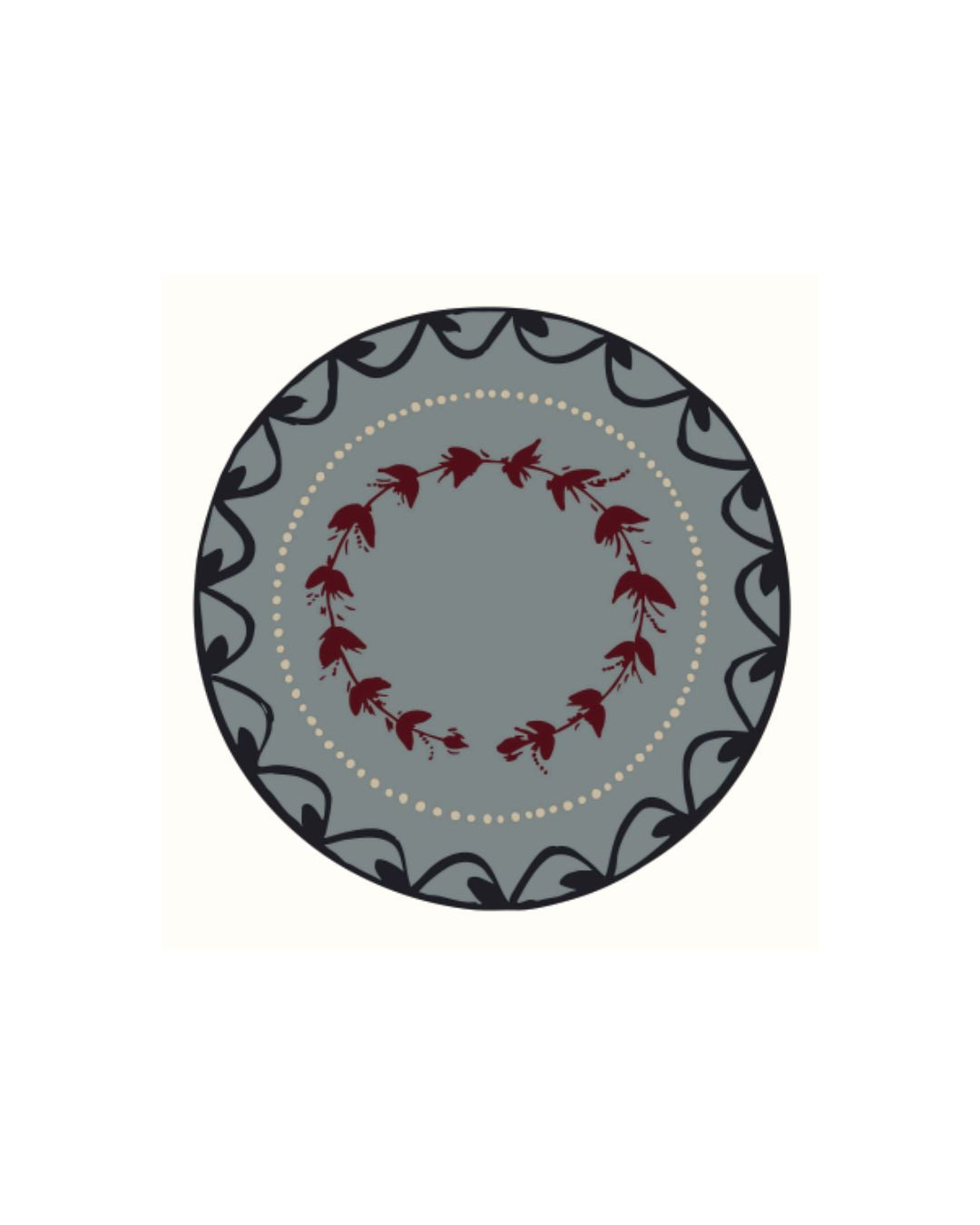 Briar Dinner Paper Plate, Set of 12