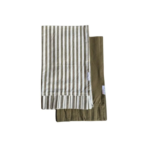Elodie Kitchen Towels in Moss