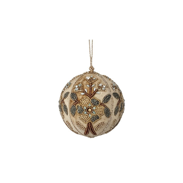 Eloise Velvet Beaded Ornament